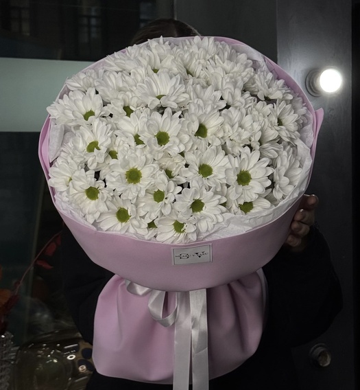 Букет из ромашковой хризантемы 9 шт