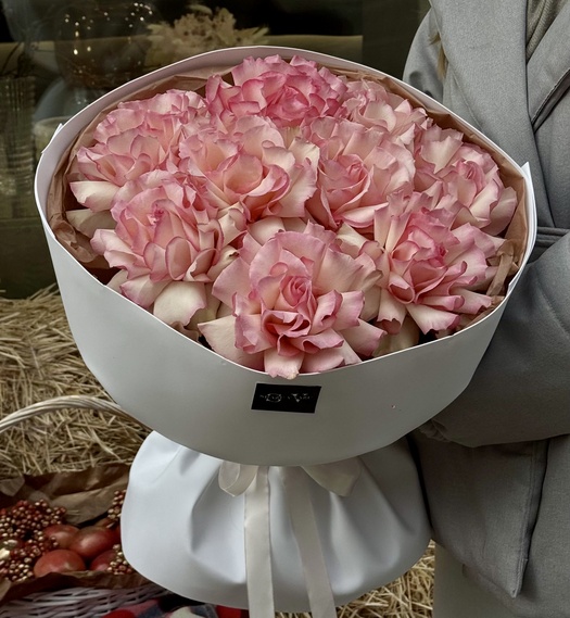 Букет из французских роз сорта «ESPERANCE» 9шт