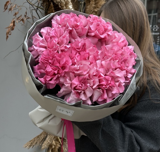 Букет из французских роз сорта «COUNTRY BLUES» 9шт