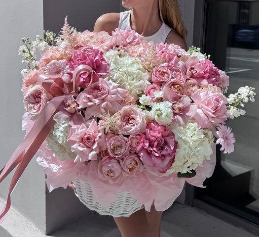 WOW цветочная авторская корзина