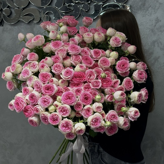 Кустовые розы под ленту 25шт