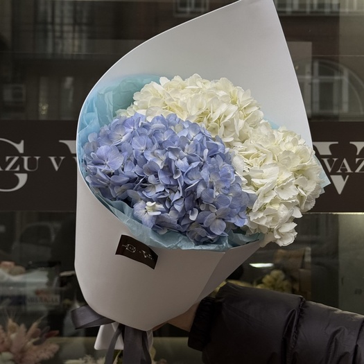Букет из воздушных гортензий 3шт