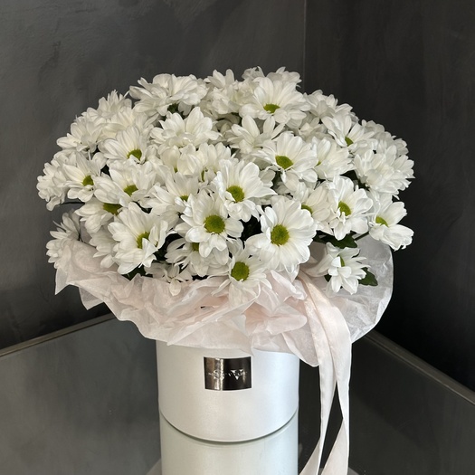 Композиция из кустовой хризантемы 9шт