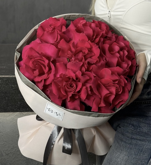 Букет из французских роз сорта «GOTCHA» 7шт