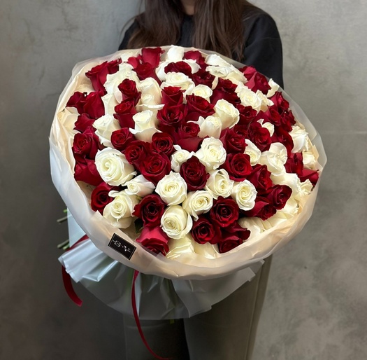 Букет из 101 эквадорской розы